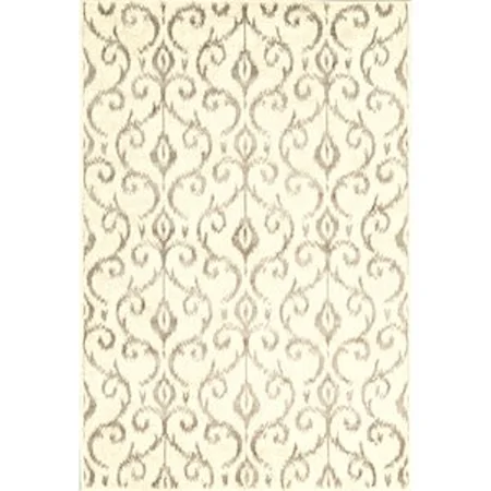 Cream/Gray 10' X 13'-2" Area Rug